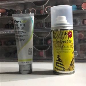 Sephora igk and Deva curl hair products